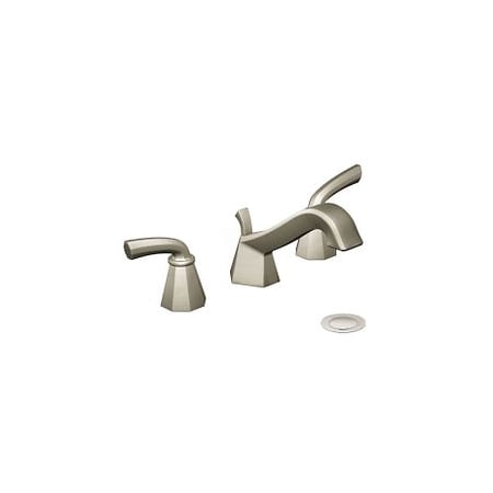 Moen Brushed Nickel Two-Handle Bathroom Faucet TS447BN